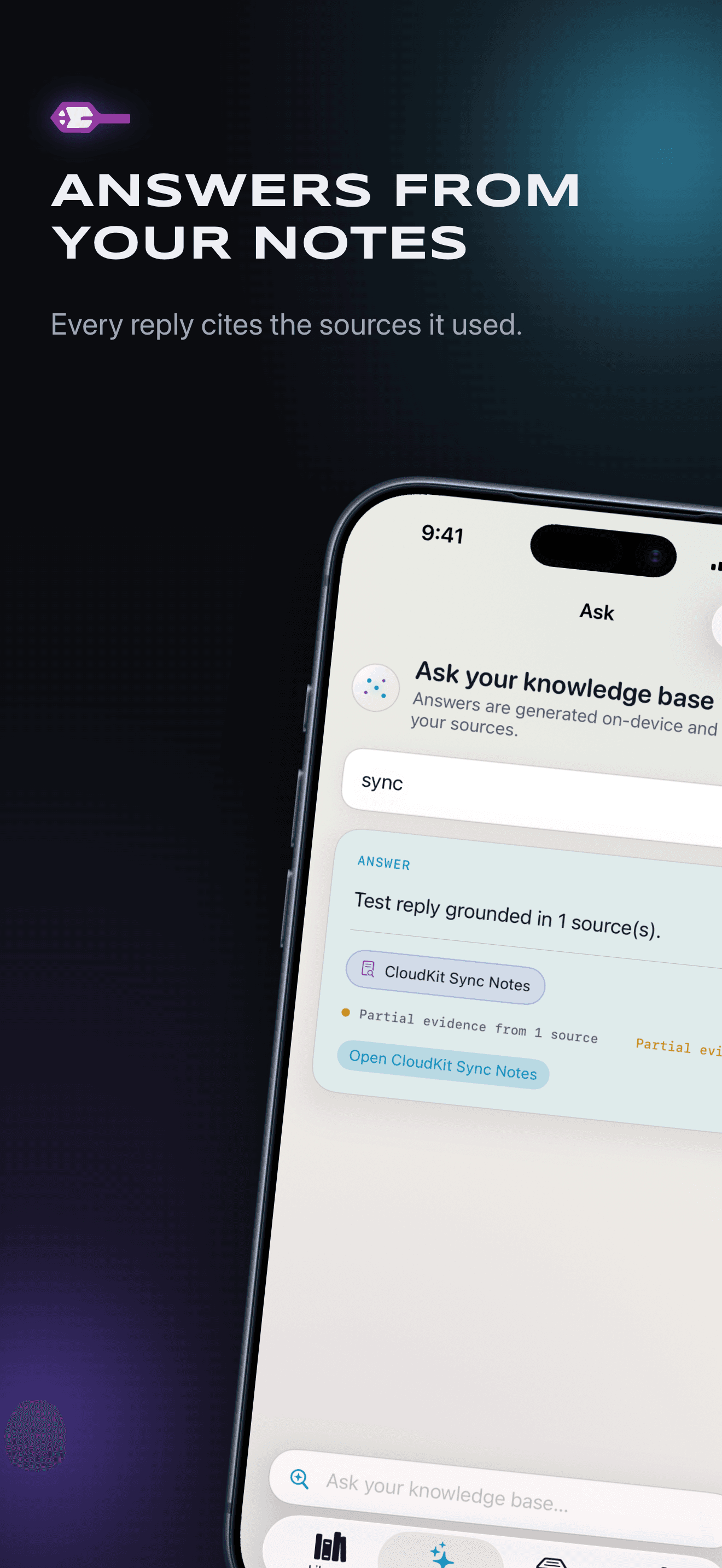 Engra — Ask screen